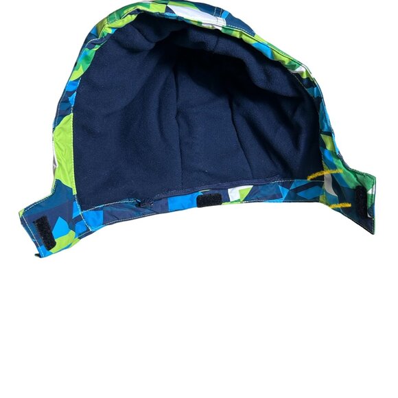 PhiBee Kids Outdoor Jacket Warm Winter Coat Size 11/12 Green Blue White - Picture 7 of 16